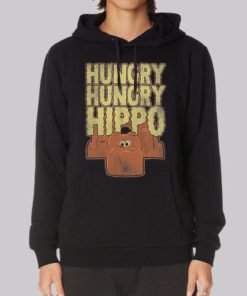 Vintage Shirthangry Hippo Funny Hoodie 4