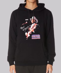 Vintage Signature Cowboy Merle Haggard Hoodie Vintage Signature Cowboy Merle Haggard Hoodie