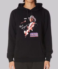 Vintage Signature Cowboy Merle Haggard Hoodie 4
