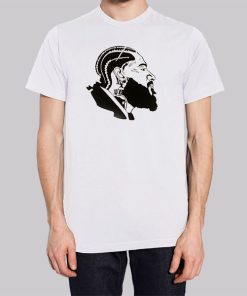 Vintage Silhouette Nipsey Hussle Hoodie 2 Vintage Silhouette Nipsey Hussle Hoodie 3