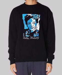 Vintage Singer Billie Holiday Hoodie