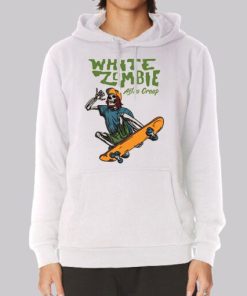 Vintage Skate White Zombie Hoodie 3 Vintage Skate White Zombie Hoodie 4