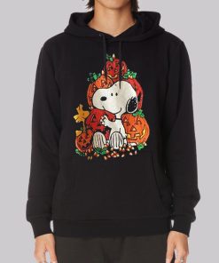 Vintage Snoopy and Woodstock Halloween Hoodie