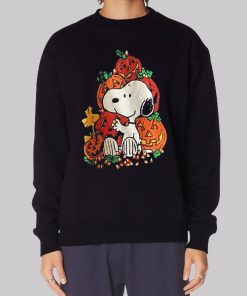 Vintage Snoopy and Woodstock Halloween Hoodie