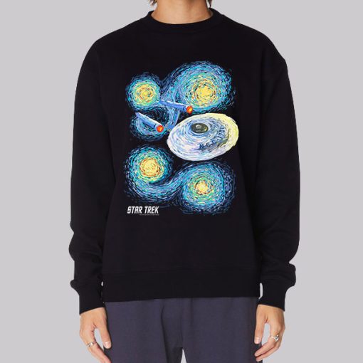 Vintage Star Trek Starry Night Hoodie