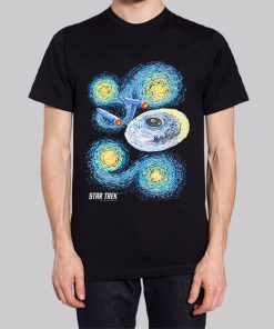 Vintage Star Trek Starry Night Hoodie 3