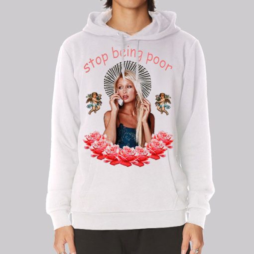 Vintage Stop Being Poor Hoodie