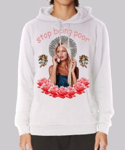Vintage Stop Being Poor Hoodie 3 Vintage Stop Being Poor Hoodie 4