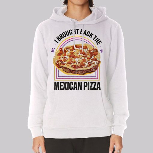 Vintage Taco Bell Mexican Pizza Hoodie