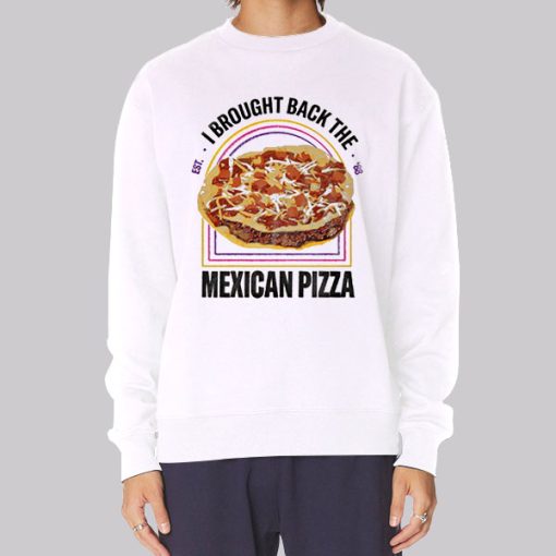 Vintage Taco Bell Mexican Pizza Hoodie