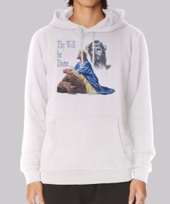 Vintage Thy Will Be Done Jesus Hoodie Vintage Thy Will Be Done Jesus Hoodie