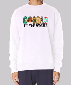 Vintage Til You Wobble Gobble Hoodie