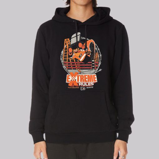 Vintage WWE 2022 Gritty Extreme Rules Hoodie