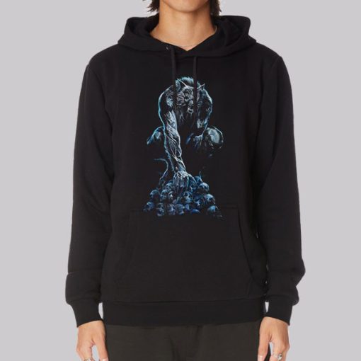 Vintage Wolf Ripping off Hoodie