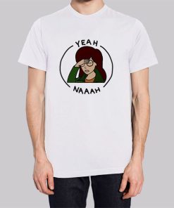Vintage Yeah Naah Cartoon Daria Hoodie 2 Vintage Yeah Naah Cartoon Daria Hoodie 3