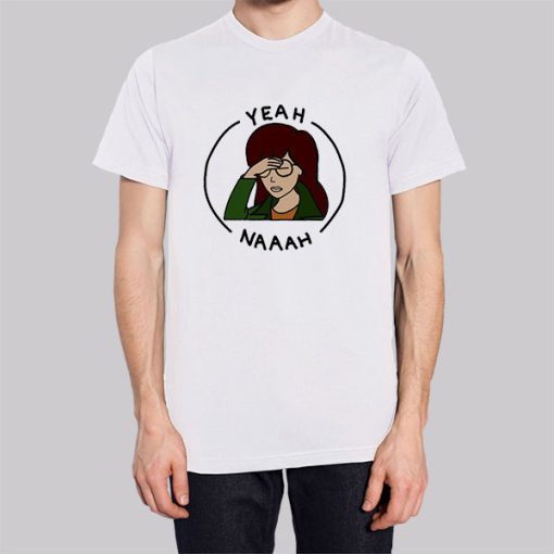 Vintage Yeah Naah Cartoon Daria Hoodie