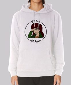 Vintage Yeah Naah Cartoon Daria Hoodie 3 Vintage Yeah Naah Cartoon Daria Hoodie 4