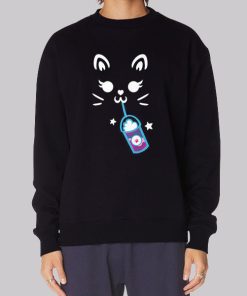 Vixella Merch Cat Frappuccino Hoodie