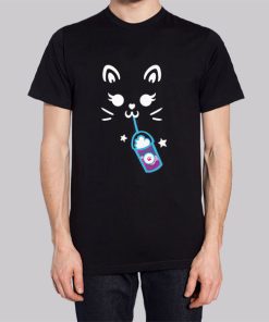 Vixella Merch Cat Frappuccino Hoodie 2 Vixella Merch Cat Frappuccino Hoodie 3