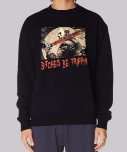 Vorhees Jason Bitches Be Trippin Horror Hoodie
