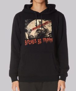 Vorhees Jason Bitches Be Trippin Horror Hoodie 4