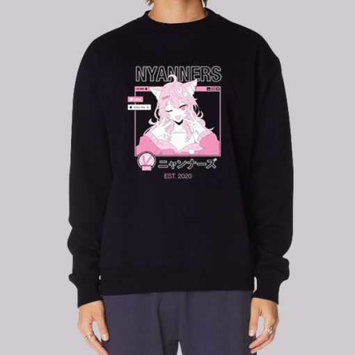 Vshojo Merch Nyanners Hoodie