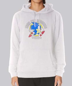 Vtg 19991 the Hedgehog Sonic Hoodie Vtg 19991 the Hedgehog Sonic Hoodie