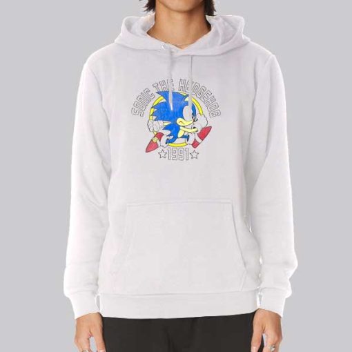 Vtg 19991 the Hedgehog Sonic Hoodie