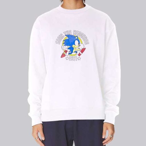 Vtg 19991 the Hedgehog Sonic Hoodie