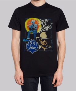 Vtg Born to Boogie Hank Williams Hoodie 3