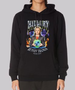 Vtg Runnin Thangs Hillary Clinton Hoodie