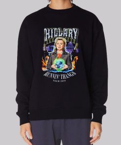 Vtg Runnin Thangs Hillary Clinton Hoodie