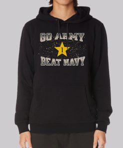Vtg Star Go Army Beat Navy Hoodie