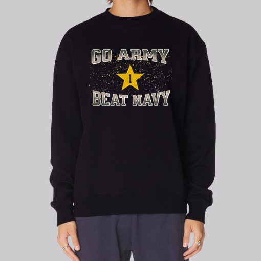 Vtg Star Go Army Beat Navy Hoodie