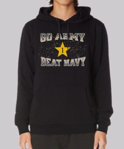 Vtg Star Go Army Beat Navy Hoodie 4