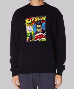 WWE Merch Bad Bunny Royal Rumble Hoodie