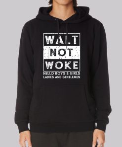 Walt Not Woke Hello Boy and Girls Hoodie