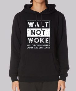 Walt Not Woke Hello Boy and Girls Hoodie 4
