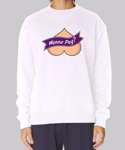 Wanna Peach the Peg Hoodie