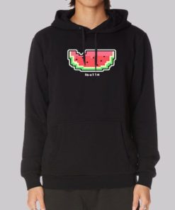 Watermelon Bit Ibella Merch Gamers Hoodie 4