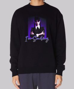 Wednesday Addams Smiling Hoodie