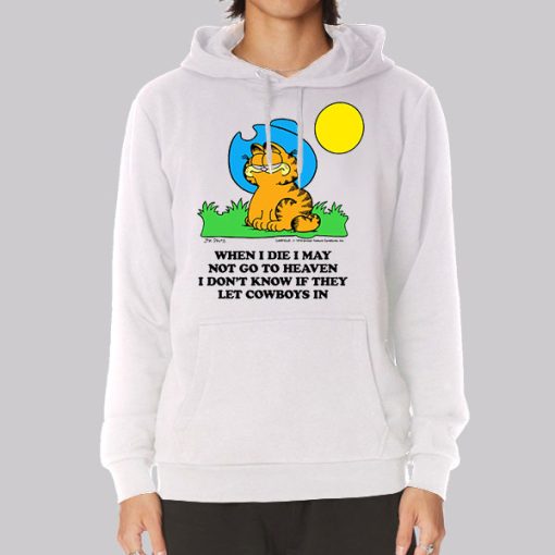 When I Die I May Not Go to Heaven Garfield Hoodie