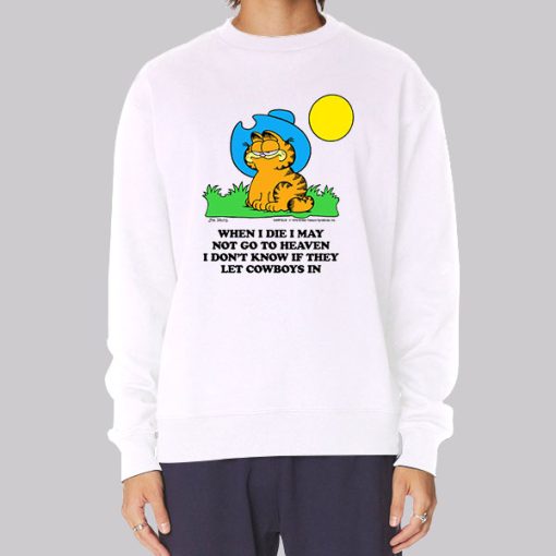 When I Die I May Not Go to Heaven Garfield Hoodie