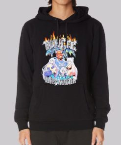 White Live Matters Kanye West Anime Hoodie 4