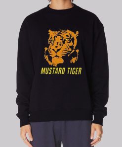 Wildlife Lover Mustard Tiger Hoodie