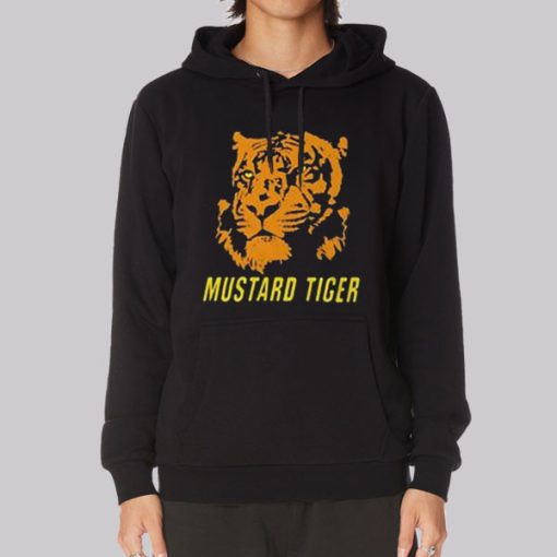 Wildlife Lover Mustard Tiger Hoodie Wildlife Lover Mustard Tiger Hoodie