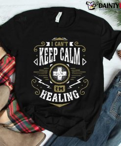 Wow Healer I Can’t Keep Calm I’m Healing Gaming Shirt
