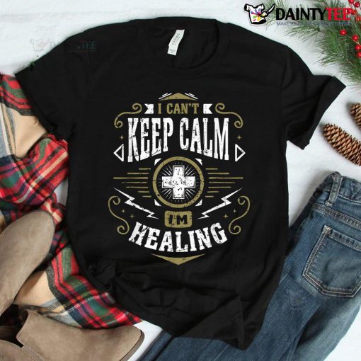 Wow Healer I Can’t Keep Calm I’m Healing Gaming Shirt