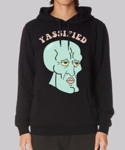 Yassified Spongebob Squidward Meme Hoodie
