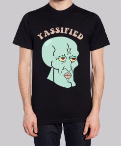 Yassified Spongebob Squidward Meme Hoodie